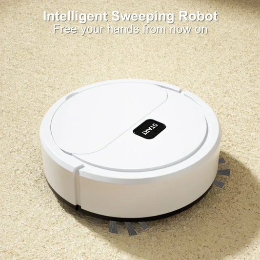 ROBÔ ASPIRADOR INTELIGENTE 2 EM 1

ASPIRADOR DOMÉSTICO SEM FIO
Transforme sua rotina de limpeza com o Robô Aspirador Inteligente! Compacto, silencioso e eficiente, ele remove pó, sujeira e até cabelos com facilidade.