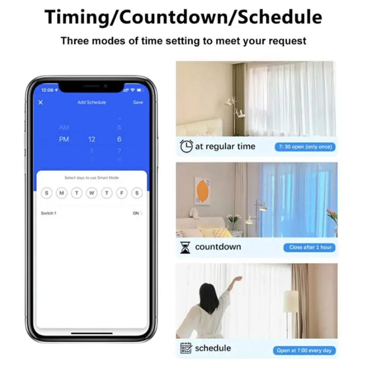 MÓDULO INTERRUPTOR DE CORTINA WIFI TUYA SMART PARA MOTOR ELÉTRICO DE PERSIANA – CONTROLE REMOTO PELO APP SMART LIFE